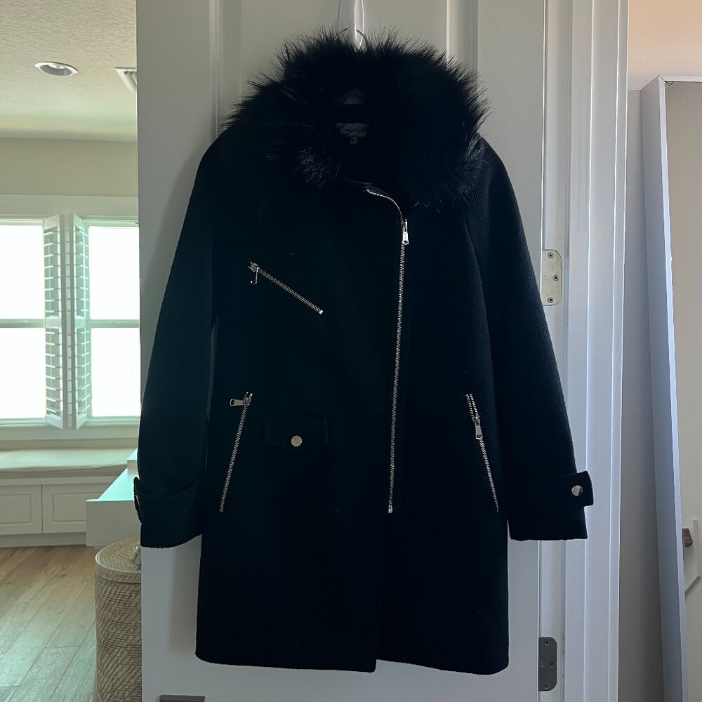 John and Jenn Black Coat
